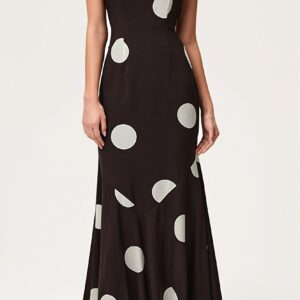 Polka Dot Print Cami High Street Maxi Dress
