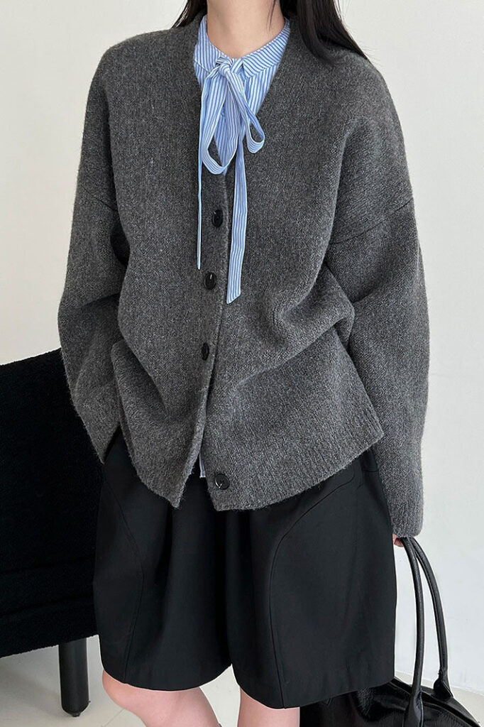 Relaxed Fit Vintage Cardigan